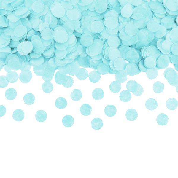 Konfetti 15 g, világos kék