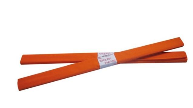 Krepp-papír, narancssárga, 50*200