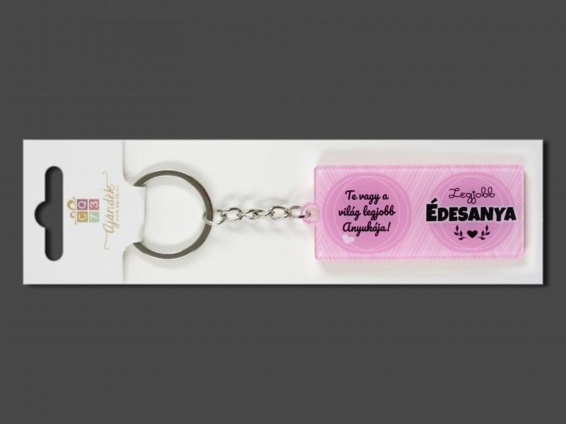 Kulcstartó Legjobb Édesanya 7,5cm