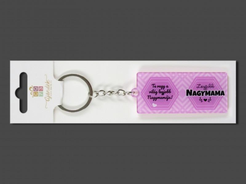 Kulcstartó Legjobb Nagymama 7,5cm