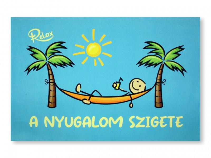 Lábtörlő A nyugalom szigete 60x40cm textil