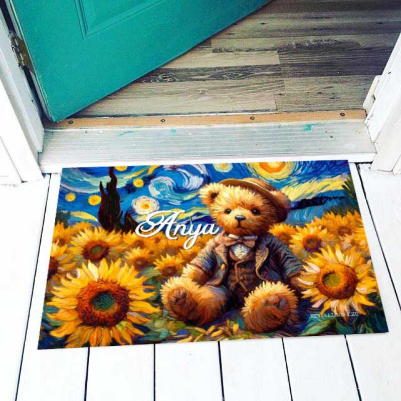 Lábtörlő - Anya - Van Gogh stílusú - Ajándék Anyának - Anyák Napi Ajándék