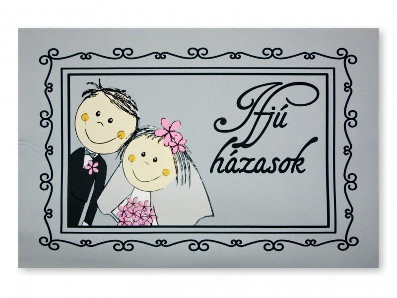 Lábtörlő Ifjú házasok 60x40cm