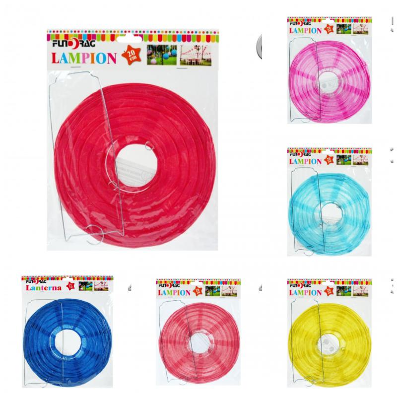 Lampion 20cm többféle színben választható