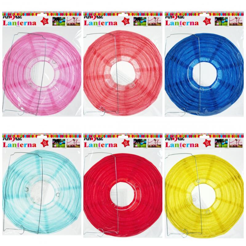 Lampion 25cm választható színekben