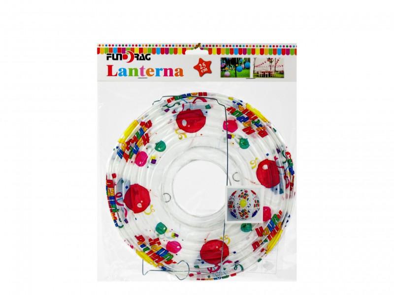 Lampion Happy Birthday 25cm