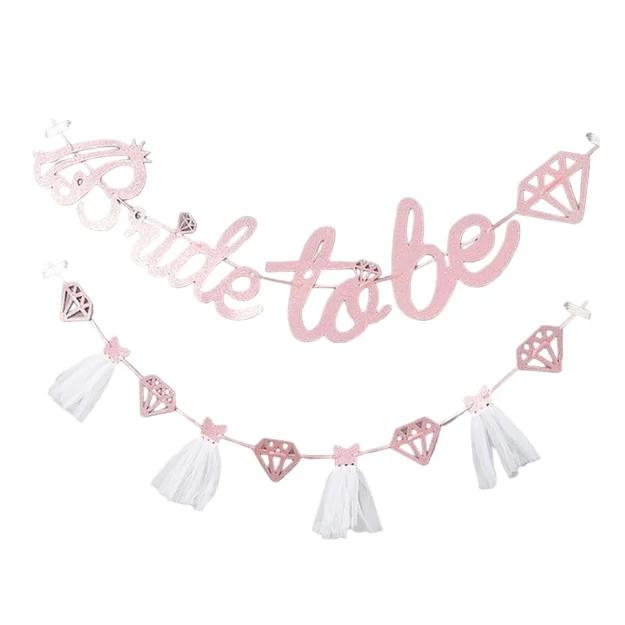 Lánybúcsú banner rosegold 2x3m