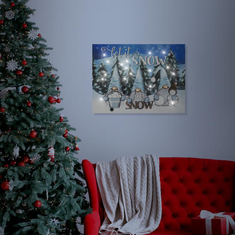 LED-es fali hangulatkép -