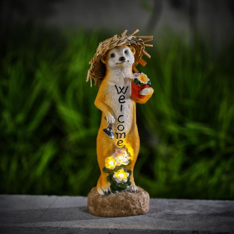 LED-es szolár állatfigura -