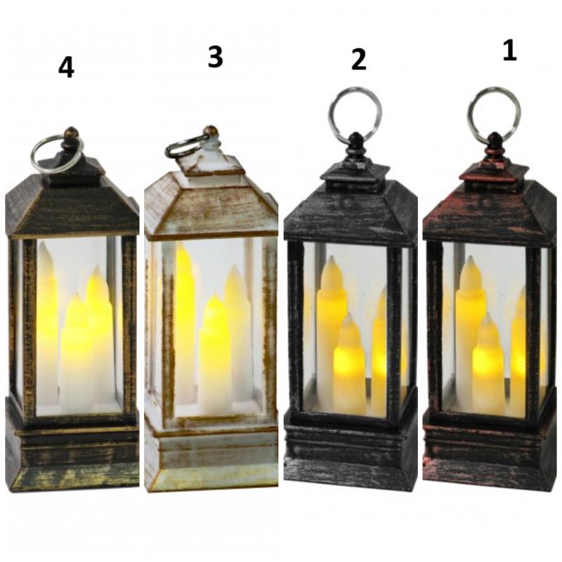 LEDes gyertya lámpásban 14cm választható