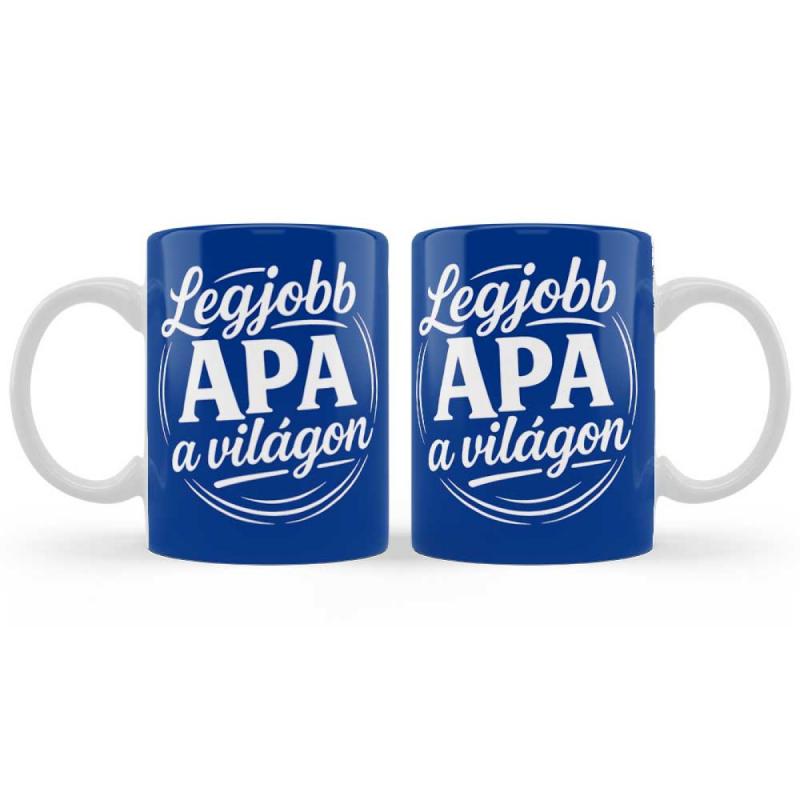 Legjobb Apa a világon bögre 3dl - Apák Napi Ajándék Apáknak
