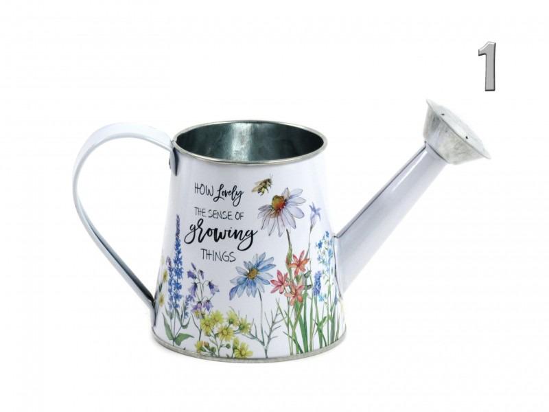 Locsolókanna levendulás 21cm 3 féle minta