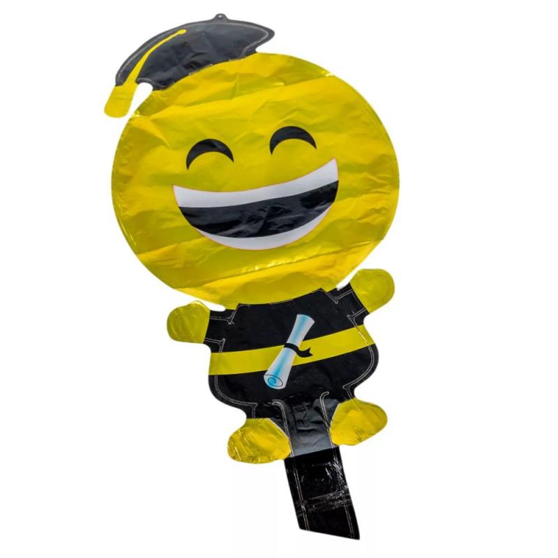 Lufi ballagó méhecske smiley 25x42cm