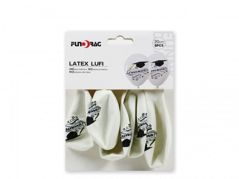 Lufi ballagós fehér 5db 30cm