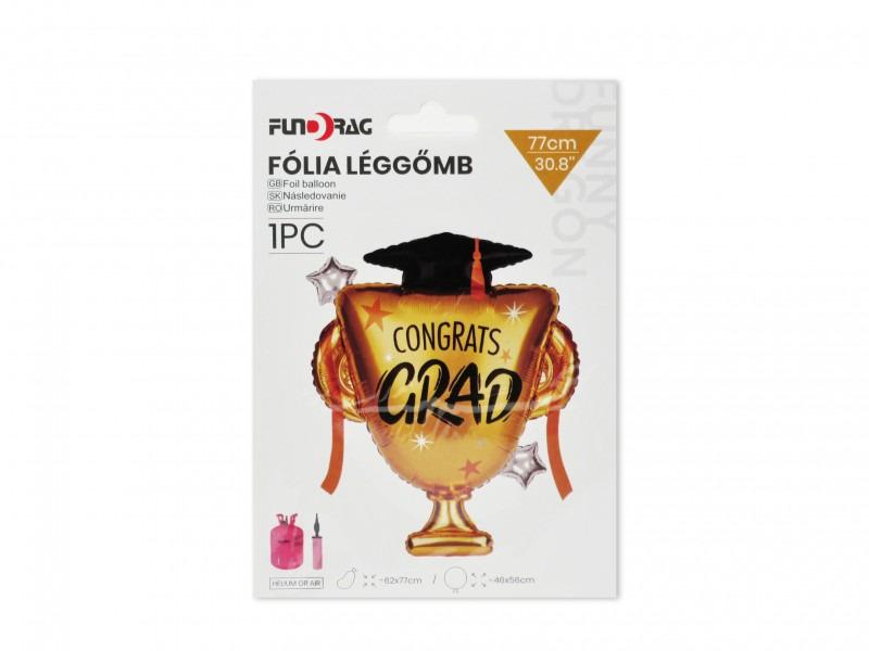 Lufi fólia Arany serleg Grad 77cm