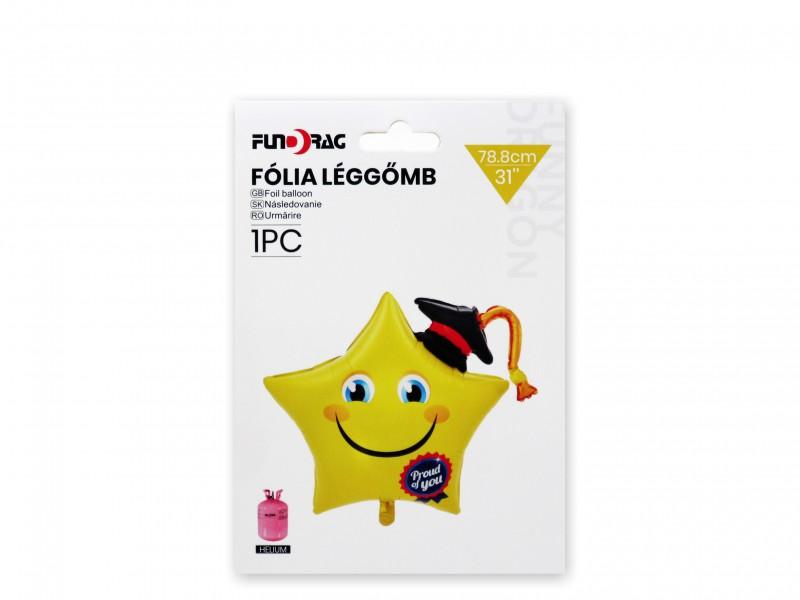 Lufi fólia ballagó csillag 78cm