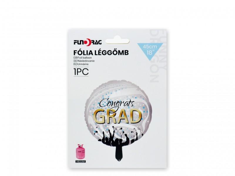Lufi fólia ballagós Congrats Grad 45cm bulis