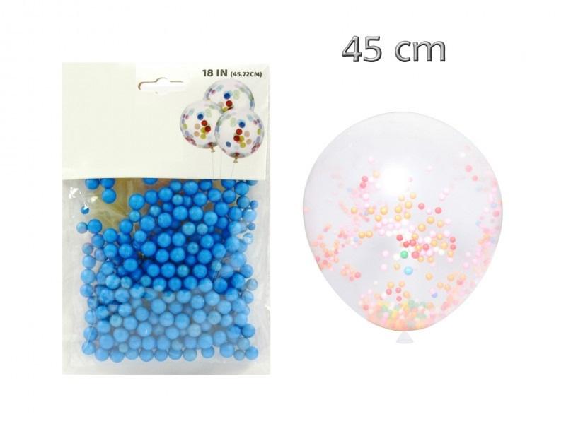 Lufi színes golyókkal 45cm 1db