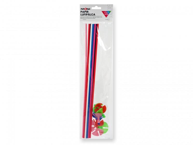 Lufipálca színes csészével 10+10db 42cm