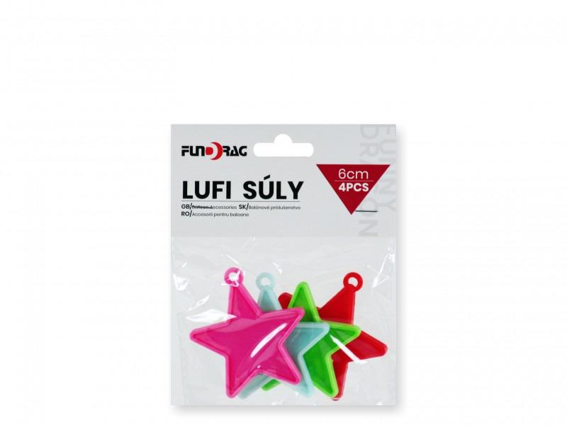 Lufisúly csillag 4db 7cm