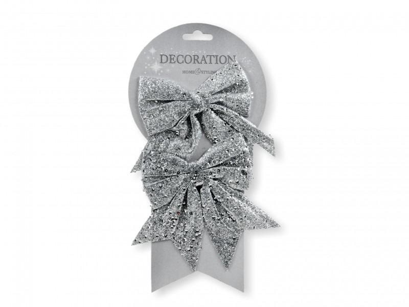 Masni ezüst 2db 12x14cm