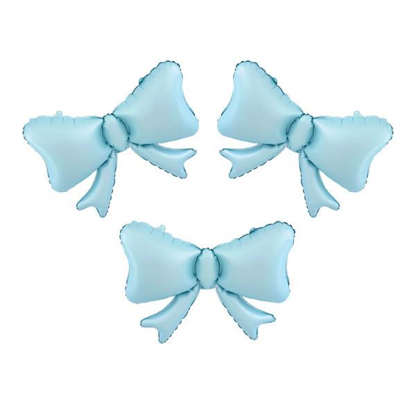 Masni fólia lufi, világos kék, 42 cm, 3 db/cs