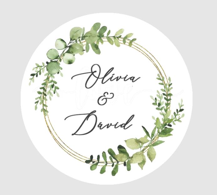 Matrica - Egyedi névvel ellátott személyre szabott matrica stílus 14