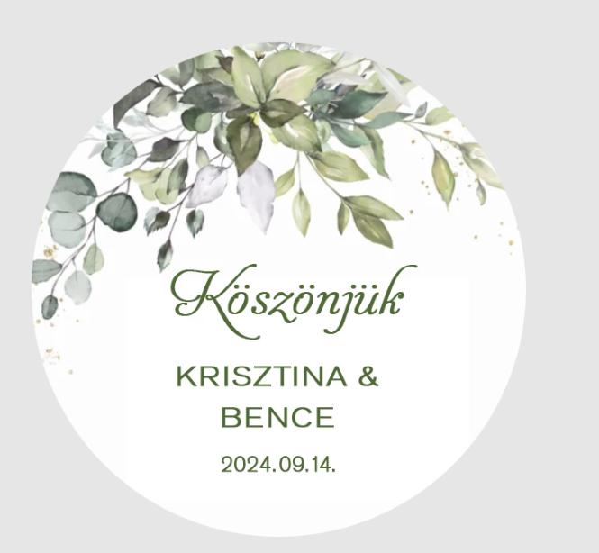 Matrica - Egyedi névvel ellátott személyre szabott matrica stílus 2