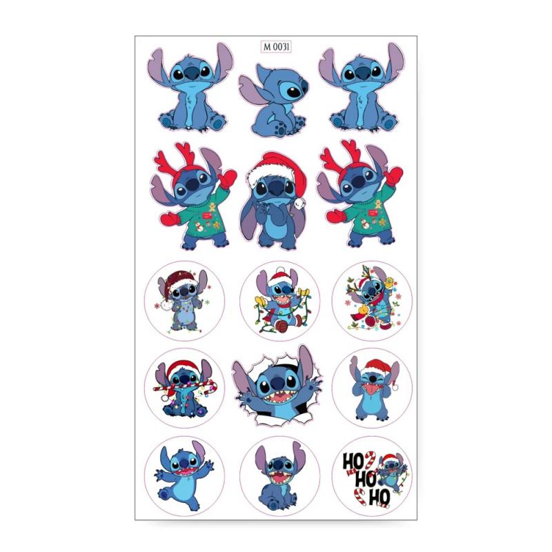 Matrica - Stitch figurák 15db/lap