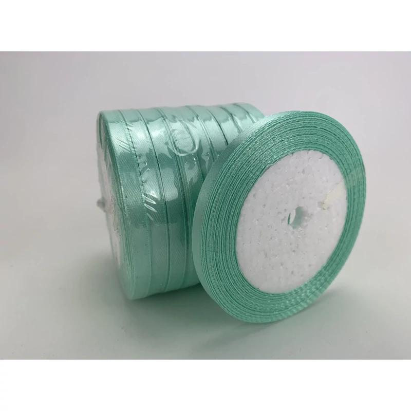 Menta szatén szalag 6mm 10 tekercs