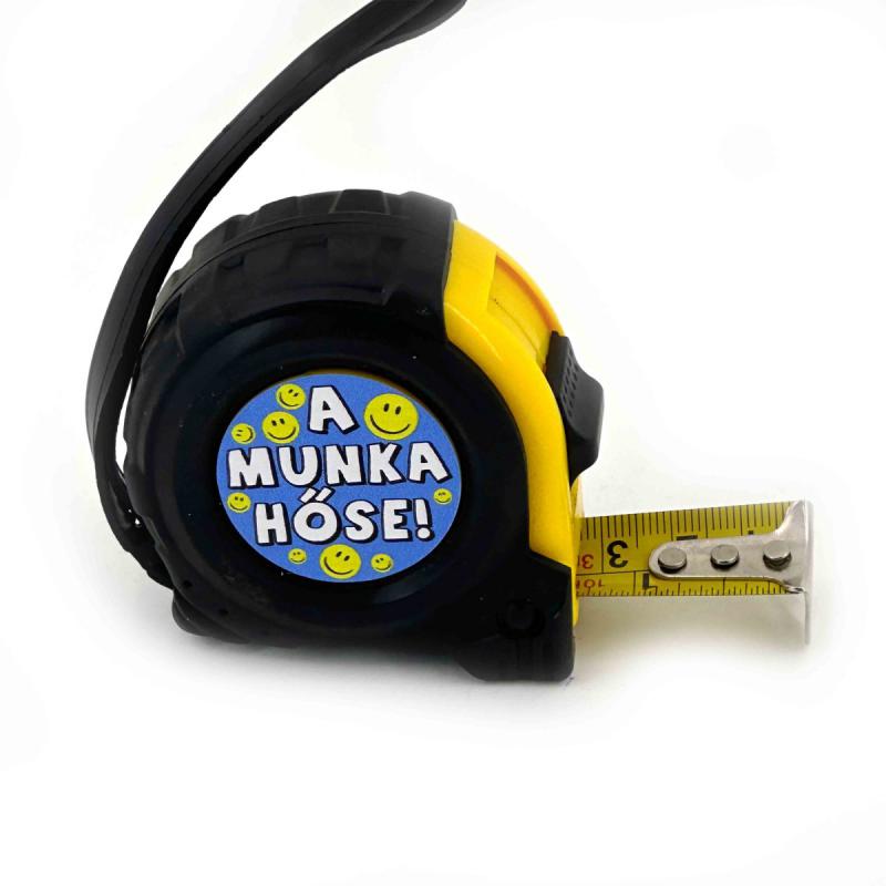 Mérőszalag - A munka hőse! - Ajándék Munkatársnak