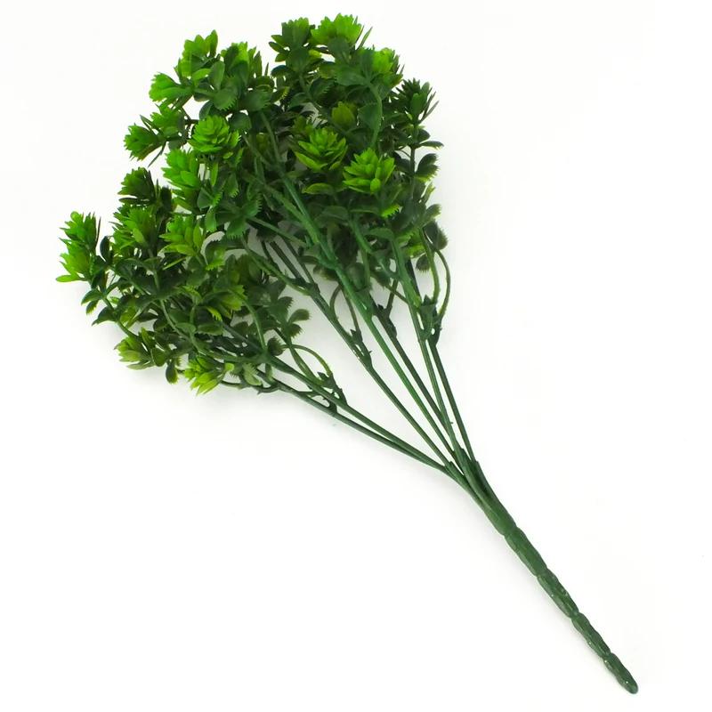 Mini pozsgás csokor zöld 26cm vagy rózsaszín