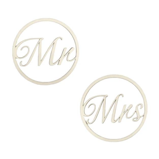 Mr&Mrs; karika szett színes-krém Átmérő: 24 cm, vastagság: 3mm