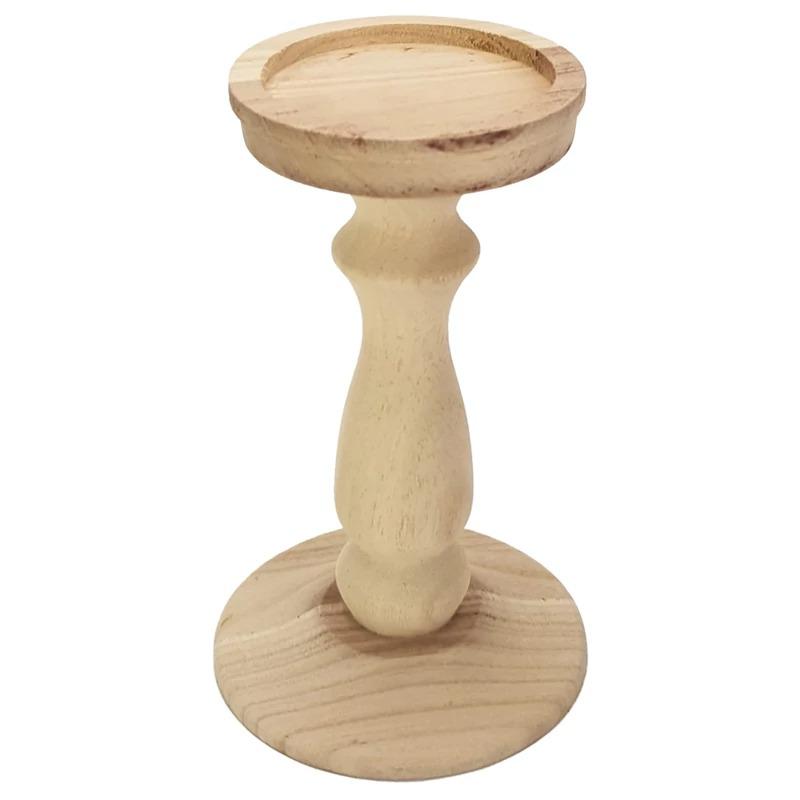 Natúr fa gyertyatartó Goya 21cm