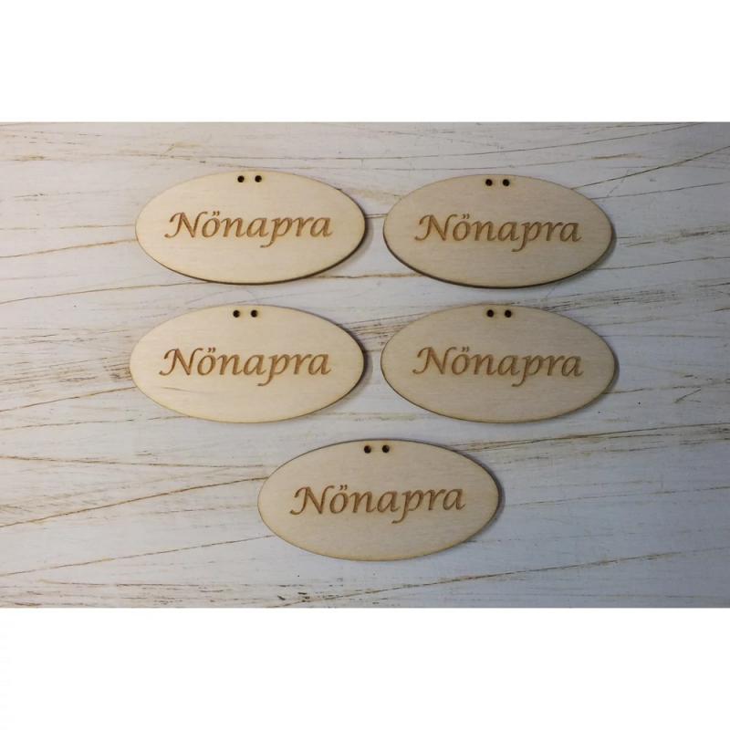 Natúr fa - Nőnapra ovál tábla 1db