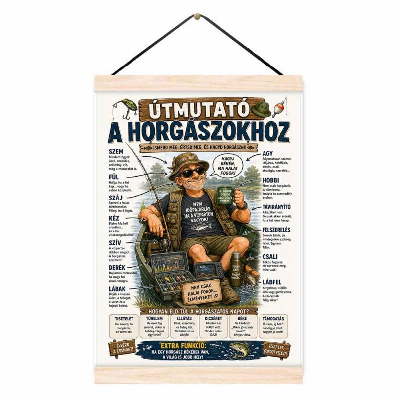 Oklevél - Útmutató A Horgászokhoz - Ajándék Horgászoknak