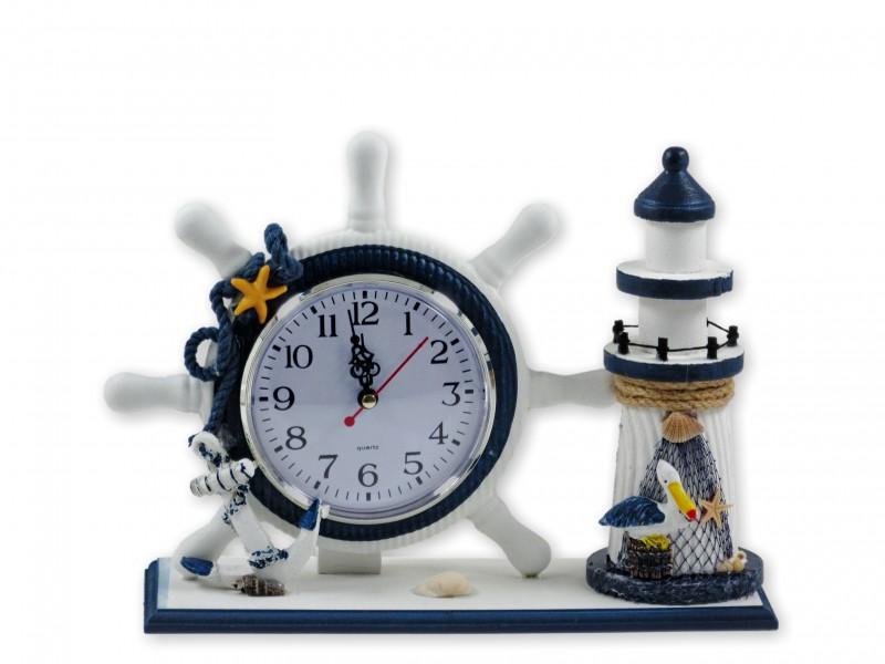 Óra világító toronnyal 26x20cm