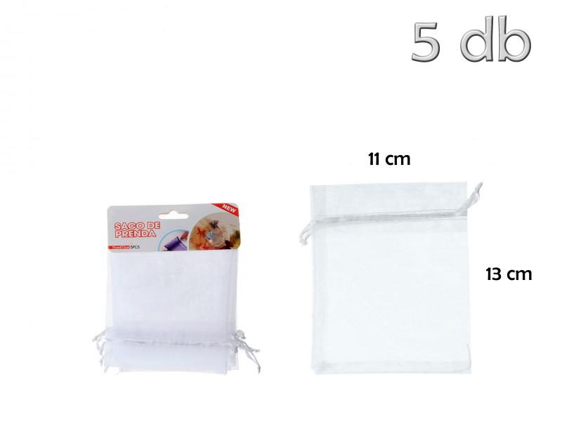 Organza tasak piros 3db 17x23cm 215845