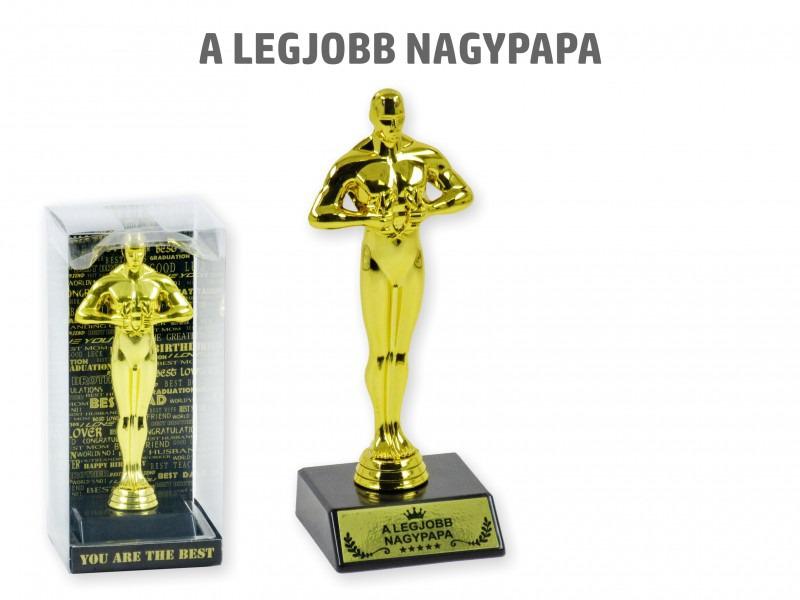 Oscar szobor Legjobb Nagypapa 17cm