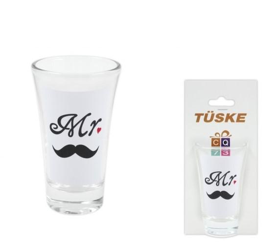 Pálinkás pohár Mr. 9cm