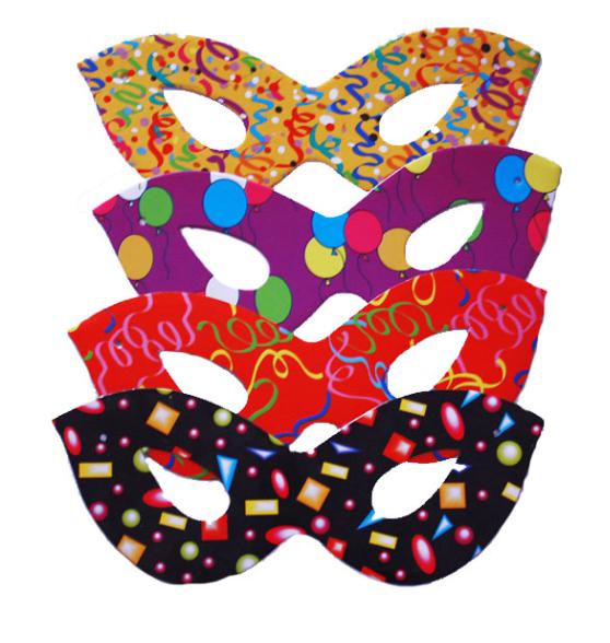 Papír szemüveg 6 db/cs, mintás