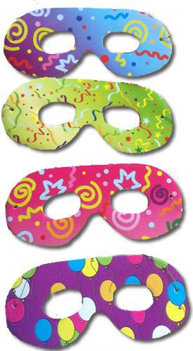 Papír szemüveg 6 db/cs - mintás - gyerek