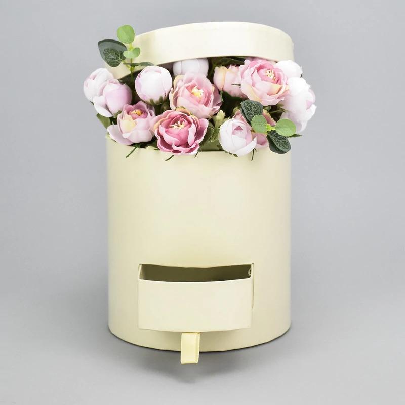 Papírdoboz henger fiókos krém