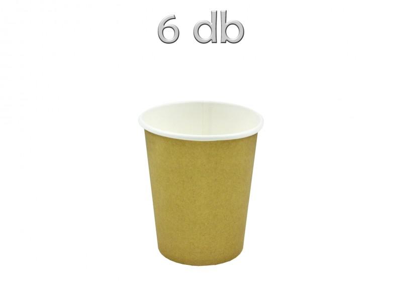 Papírpohár arany 6db 8,5cm