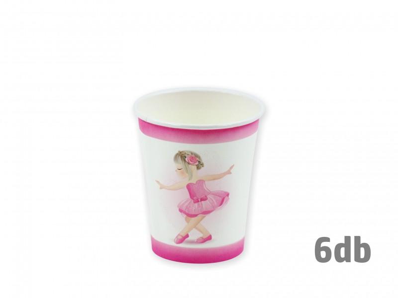 Papírpohár balerina 6db 1,5x11cm