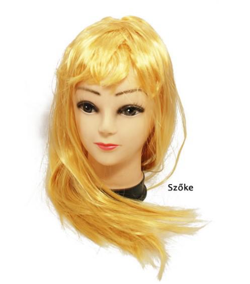 Paróka, hosszú, egyenes, szõke
