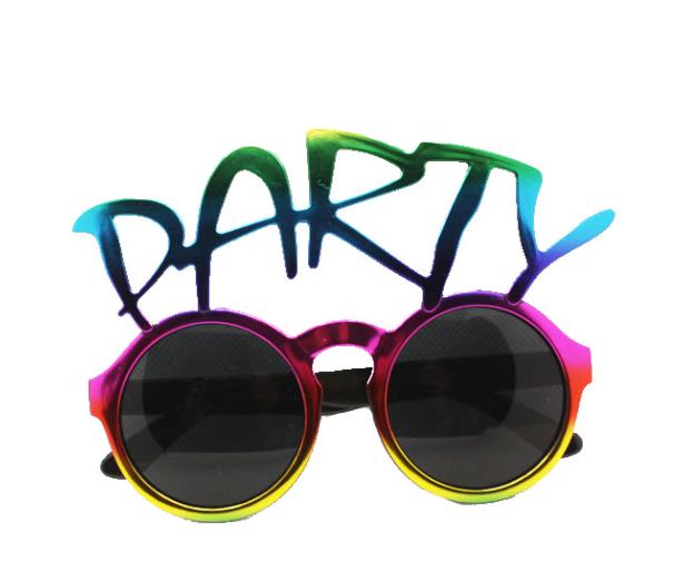 Party szemüveg, színátmenetes