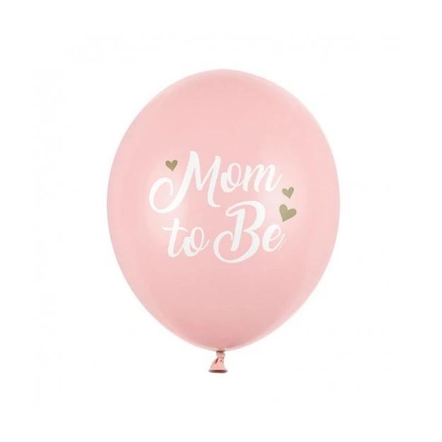 Pasztel rózsaszín 30cm 6db -Mom to-Be luftballon