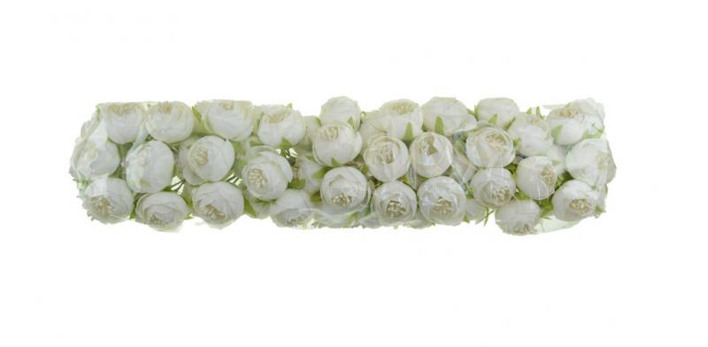 Pick selyemvirág csokor 12cm fehér