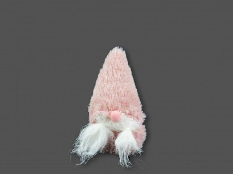 Plüss manó rózsaszín 15cm